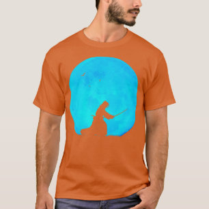 Camiseta Kendo Blue Moon Artes Marciais Japonesas Treinamen