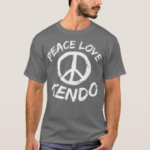 Camiseta Kendo Dizendo Design do Japão Espada Arte Paz Ken