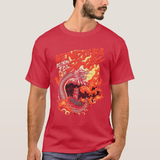 Camiseta Kendo Kendoka Nascer de greve de vintage