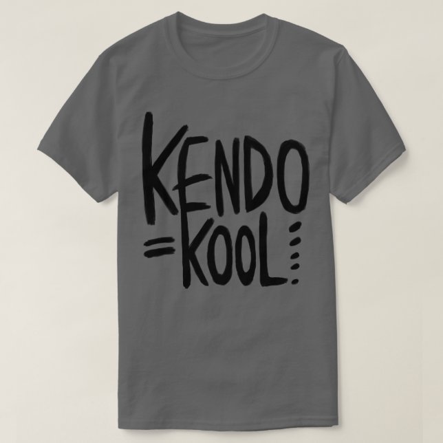Camiseta Kendo Pun Kendo é Kool para Kendoka (Frente do Design)