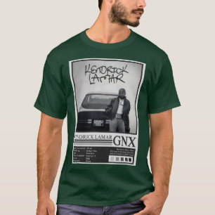 Camiseta Kendrick Lamar GNX Álbum Vintage engraçado
