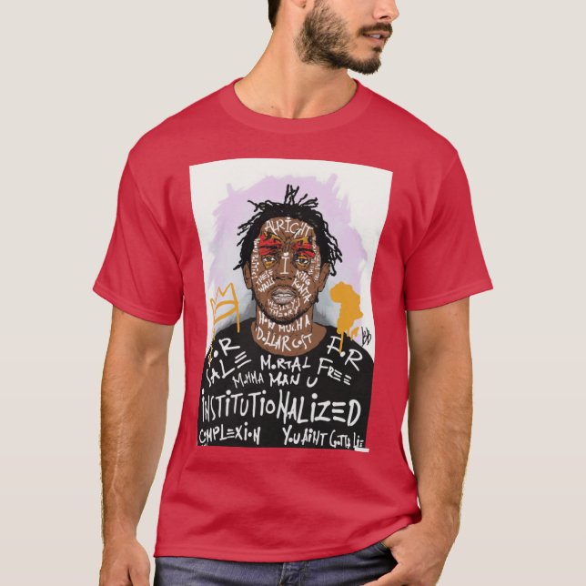 Camiseta Kendrick Lamar menino menina (Frente)