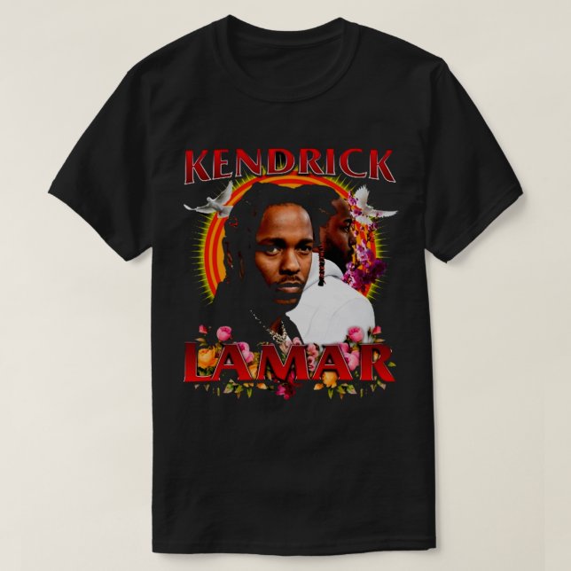 Camiseta Kendrick Lamar Morale a Kendrick Lamar Sr. Moral (Frente do Design)