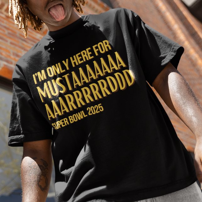 Camiseta Kendrick Lamar - Mostarda - Super Bowl 2025 (Criador carregado)