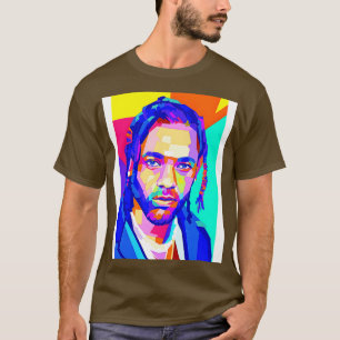 Camiseta Kendrick Lamar Rapper Wpap Art TSirt
