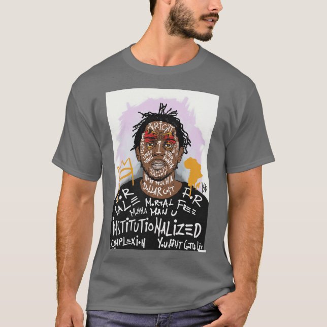 Camiseta Kendrick Lamar retro (Frente)