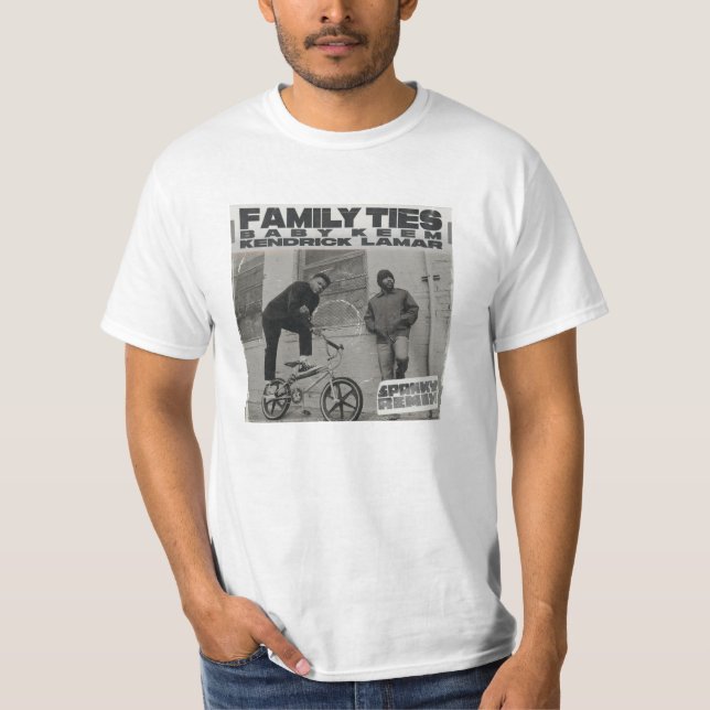 Camiseta Kendrick Lamar x Baby keem - Gravatas familiares (Frente)