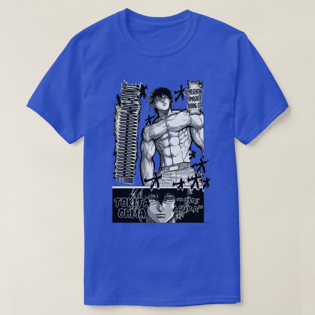 Camiseta Kengan Ashura Tokita Ohma The Asura (Frente do Design)