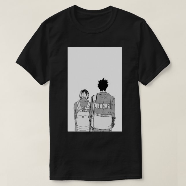 Camiseta Kenma e Kuroo (Frente do Design)