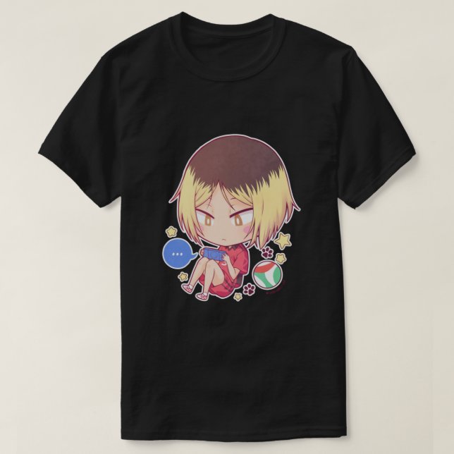 Camiseta Kenma Kozume Clássico (Frente do Design)