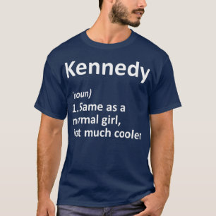 Camiseta KENNEDY Definição Nome Personalizado Dom Engraç