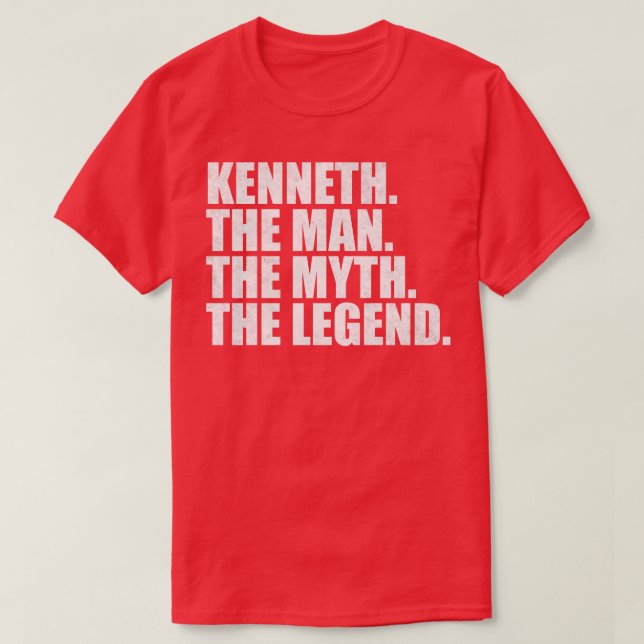 Camiseta KennethKenneth Nome Kenneth (Frente do Design)