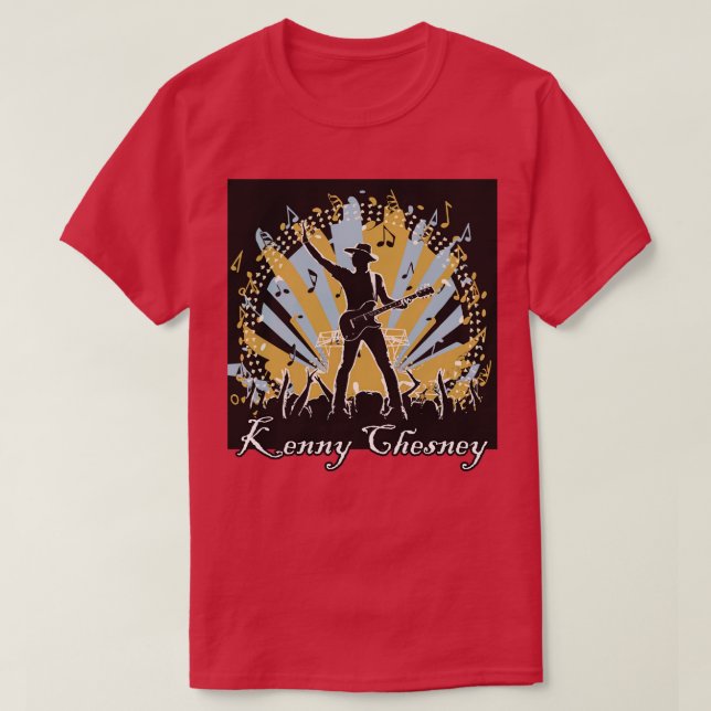 Camiseta Kenny Chesney (Frente do Design)