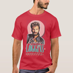 Camiseta Kenny Loggins 80s Aestética Fan Art Design 1