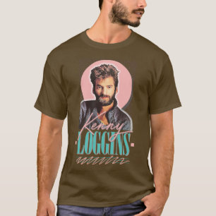 Camiseta Kenny Loggins 80s Aestética Fan Art Design 1