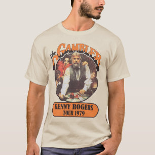 Camiseta Kenny Rogers O Gambler Retro Classic Country