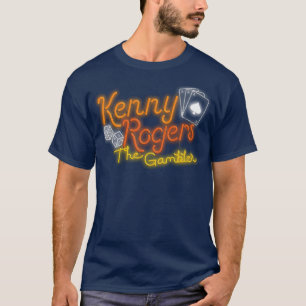 Camiseta Kenny Rogers The Gambler Neon