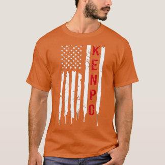 Camiseta Kenpo Karate American Flag