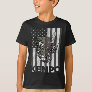 Camiseta Kenpo Karate Artes Marciais Mulheres de Bandeira A