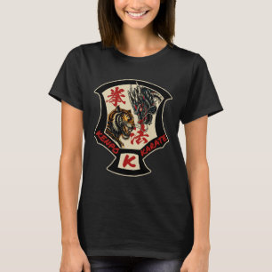 Camiseta Kenpo Karate Autodefesa Arte Marcial Dragão Tigre