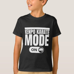 Camiseta Kenpo Karate Mode On Funny American Kenpo 1
