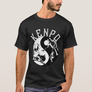 Camiseta Kenpo Yin Yang Martial Arts Japonês Kempo Fighter