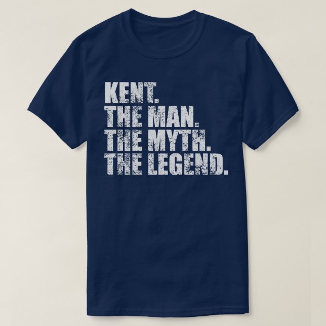 Camiseta Kent Nome da família Kent sobrenome Kent Apelido K (Frente do Design)