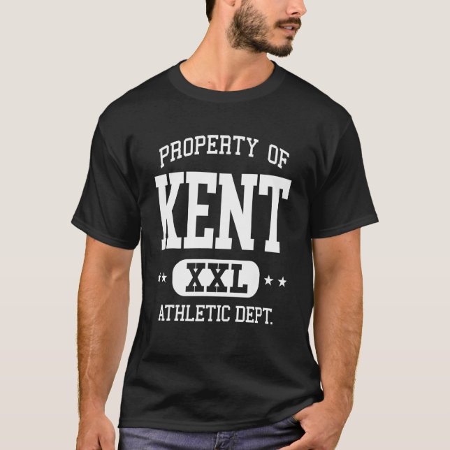 Camiseta Kent Retro Athletic Property Dept 1 (Frente)
