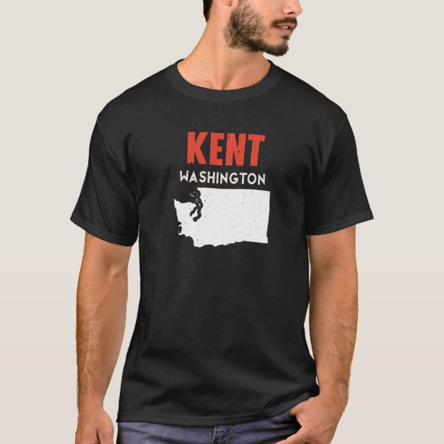 Camiseta Kent Washington EUA State America Viagem Washingto (Frente)