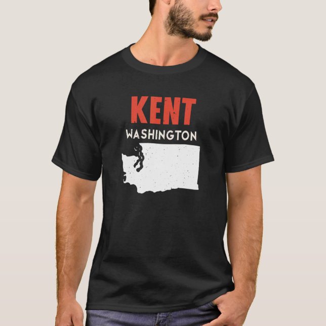 Camiseta Kent Washington EUA State America Viagem Washingto (Frente)