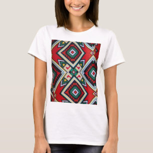 Camiseta Kente Geometric Tapestry