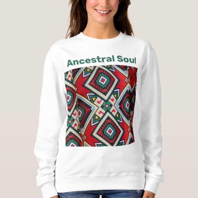 Camiseta Kente Geometric Tapestry (Frente)