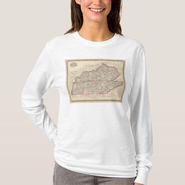 Camiseta Kentucky e Tennessee (Frente)
