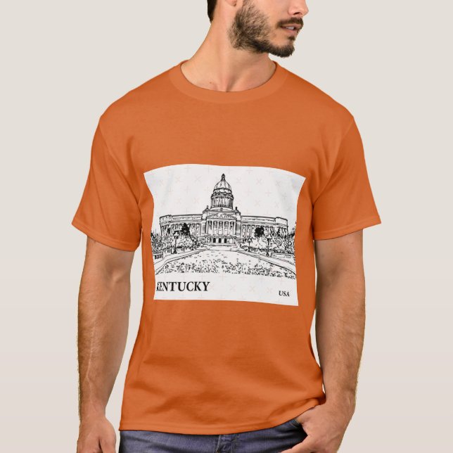 Camiseta Kentucky Estado EUA (Frente)