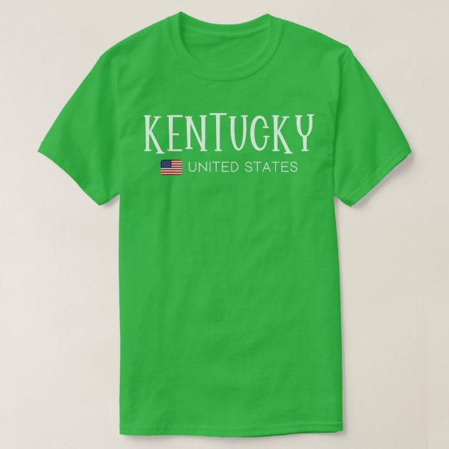 Camiseta Kentucky Estados Unidos TShirt 1 (Frente do Design)