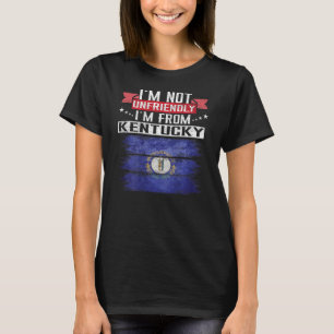 Camiseta Kentucky Flag Não sou ingênuo sou de Kentucky