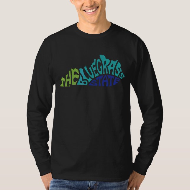 Camiseta Kentucky Ky Us State Shape Motto (Frente)