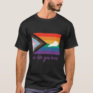 Camiseta Kentucky - Nós Gostamos De Você Aqui - Sinalizador