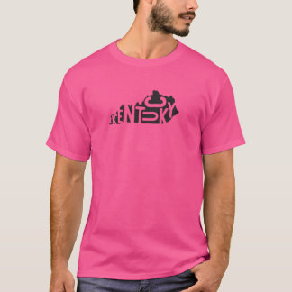 Camiseta Kentucky State Design Abstrato Kentucky Lettering