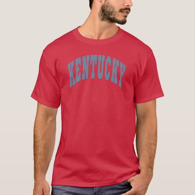 Camiseta Kentucky Varsity Lettering Design (Frente)