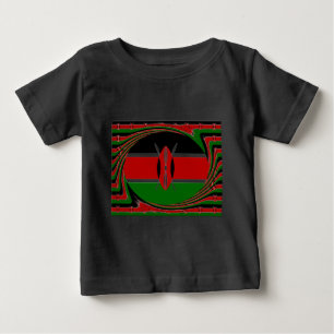 Camiseta Kenya Flag Art - Patriotic & Modern Design