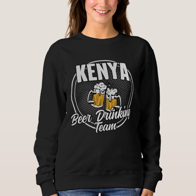 Camiseta Kenya Squad Ale  Kenyan Beer Drinking Team (Frente)