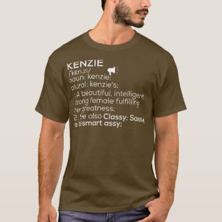 Camiseta Kenzie Nome Kenzie Definição Kenzie Nome da Mulher