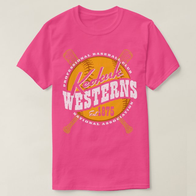 Camiseta Keokuk Westerns (Frente do Design)