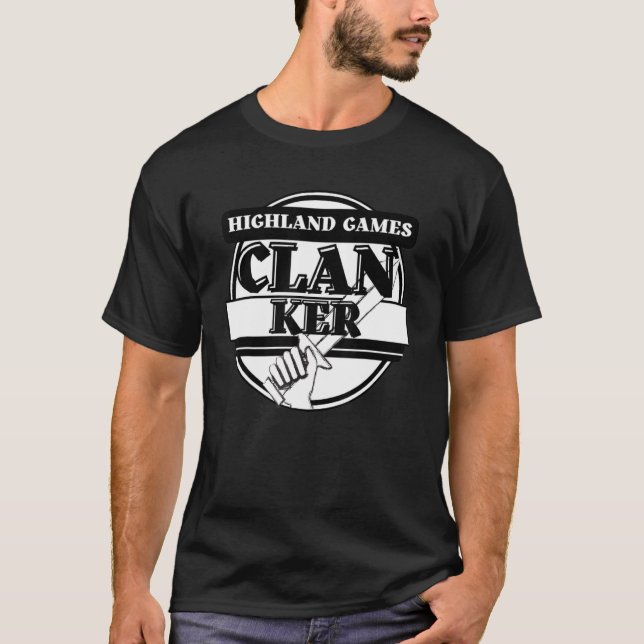 Camiseta Ker Highland Games Scottish Clan (Frente)
