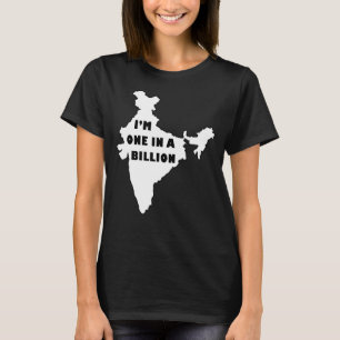 Camiseta kerala malayali engraçado em um bilhão de mala ind
