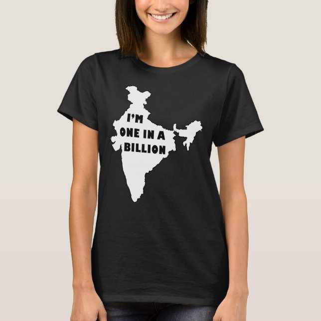 Camiseta kerala malayali engraçado em um bilhão de mala ind (Frente)