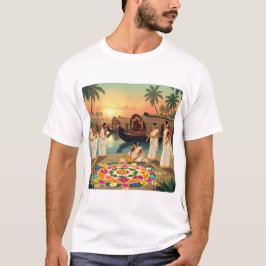 Camiseta Keralam Nostalgia | Memórias Vintage Onam