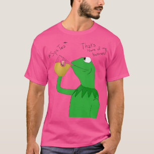 Camiseta Kermit, O Chá Do Bebendo Do Sapo