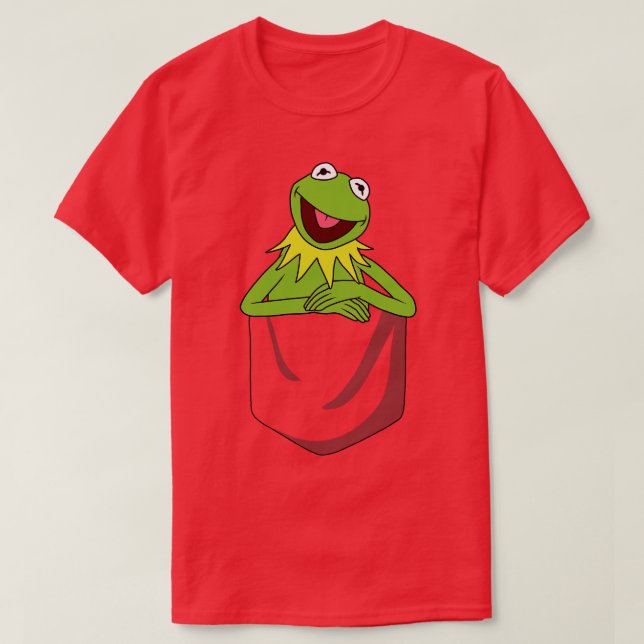 Camiseta Kermit O Sapo no Pocket (Frente do Design)